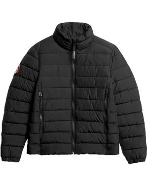 Superdry Stylische Steppjacke - Schwarz