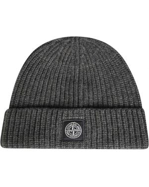 Stone Island Beanies - Grau