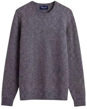 Drumohr Rundhals-Pullover - Blau