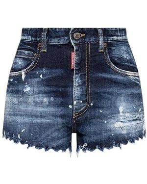 DSquared² Denim Shorts - Blue