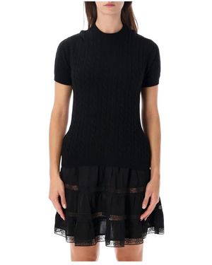 GIMAGUAS Round-Neck Knitwear - Nero