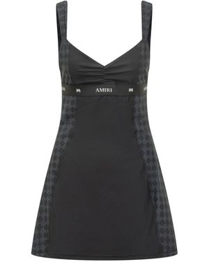 Amiri Kleedjes ,Zwart ,Nylon Ma Quad Mini Jurk