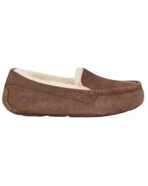 UGG Schoenen ,Bruin ,Leer W Ansley