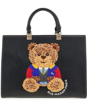 Rue Madam Shopping Bags - Black