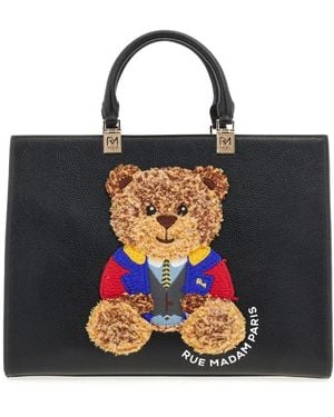Rue Madam Tote Bags - Black