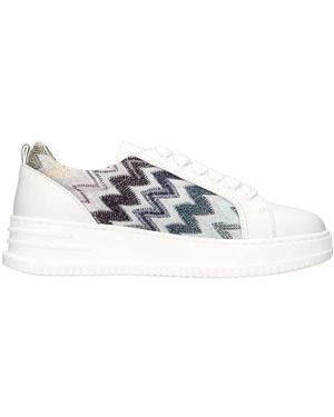 Missoni Schoenen ,Veelkleurig ,Sneakers Wit - Blauw