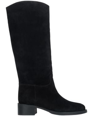 ESTRO Schoenen ,Zwart ,Kniehoge Laarzen Met Lage Hak