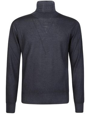 Altea Gemütlicher Turtle Neck Pullover - Blau