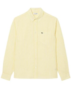 Lacoste Casual Shirts - Yellow