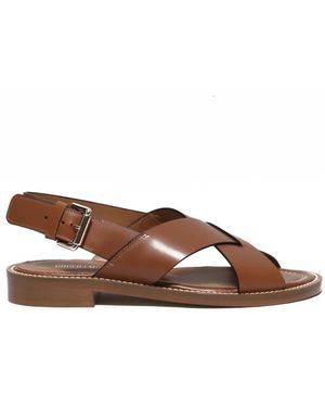 Guglielmo Rotta Flat Sandals - Brown