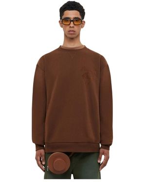 flâneur Samt Pullover - Braun