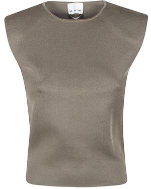 Sa Su Phi Sleeveless Strickware - Grau