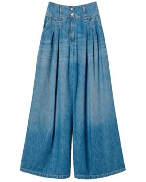 Twinset Wide Jeans - Blu
