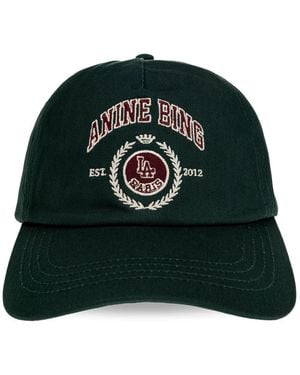 Anine Bing Accessoires ,Groen ,Katoen Jeremy Baseball Cap