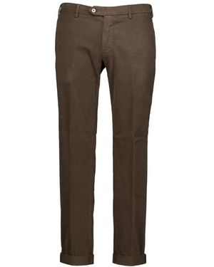 Mason's Broeken ,Bruin ,Katoen New York Chino Pants - Grijs