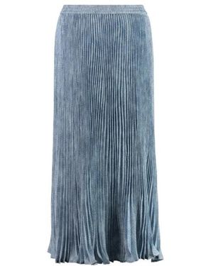 Michael Kors Rokken ,Blauw ,Geplooide Midi Rok