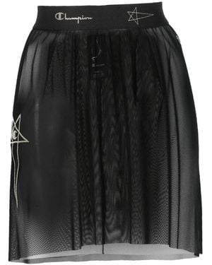 Rick Owens Short Skirts - Black