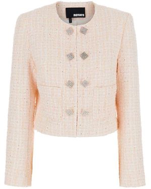 ROTATE BIRGER CHRISTENSEN Tweed Jackets - Neutro