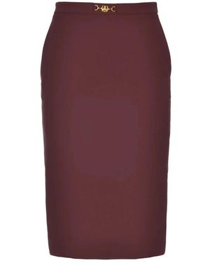 Elisabetta Franchi Pencil Skirts - Purple