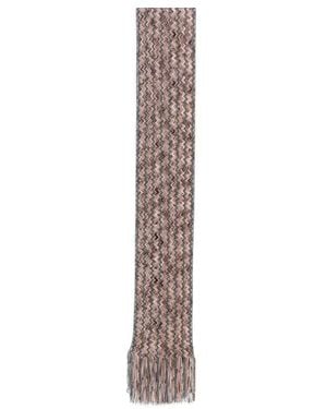 Missoni Viskoseschal Mit Zickzack-Muster - Braun