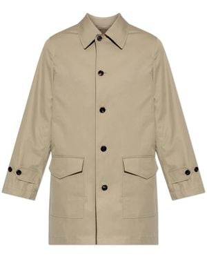 Burberry Jassen ,Katoen Meadowbank Coat - Naturel