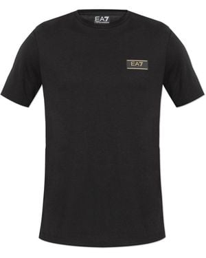 EA7 T-Shirts - Schwarz