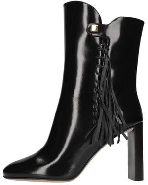 Maison Skorpios Heeled Boots - Black