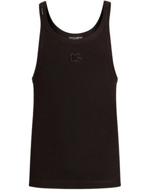 Dolce & Gabbana Sleeveless Tops - Black