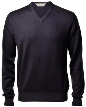 Paolo Fiorillo V-Neck Knitwear - Blu