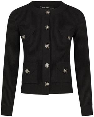 MARC AUREL Rievota Strickjacke Mit Dekorativen Knöpfen - Schwarz