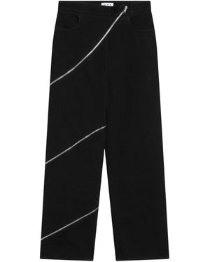 Alaïa Straight Jeans - Negro