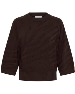 Cream Truien & Vesten ,Bruin ,Gebreide Kleding