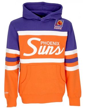 Mitchell & Ness Hoodies - Orange