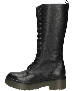 Guess Lace-Up Boots - Black