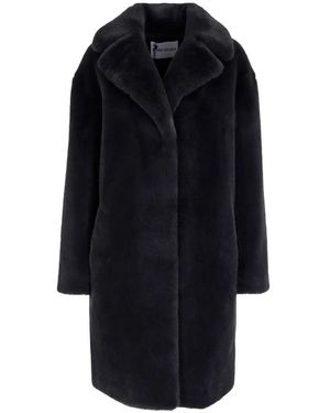 Stand Studio Single-Breasted Coats - Black