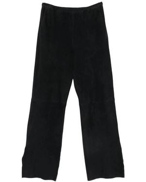 forte_forte Wide Trousers - Black