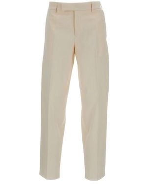 Fendi Broeken ,Wit ,Katoen Pants - Naturel