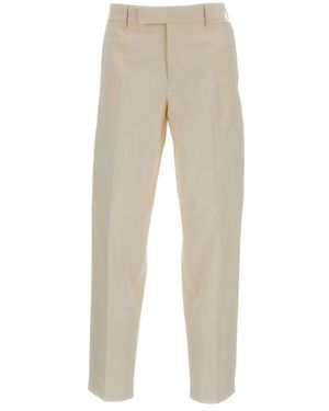 Fendi Broeken ,Wit ,Katoen Pants - Naturel