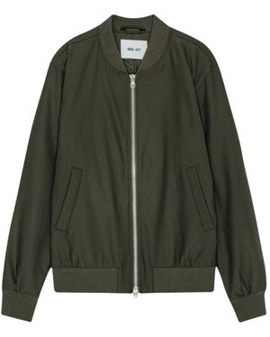 NN07 Giubbotto bomber lana verde scuro