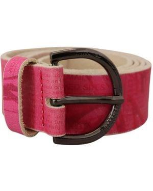 John Galliano Fashion Gürtel - Rot