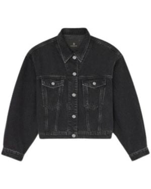 Anine Bing Denim Jassen - Zwart