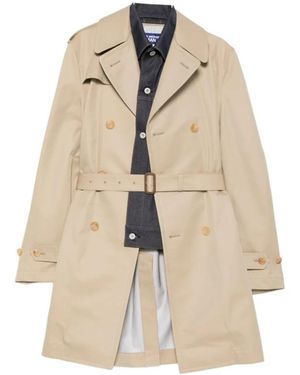 Junya Watanabe Trench Coats - Natural