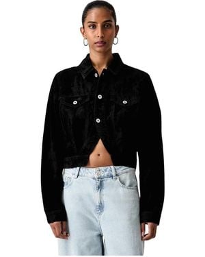 KARL LAGERFELD Denim Jackets - Nero