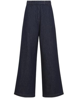 Dries Van Noten Penn Denim Broek - Blauw