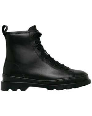 Camper Lace-Up Boots - Noir