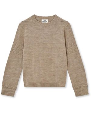 Mads Nørgaard Round-Neck Knitwear - Neutro