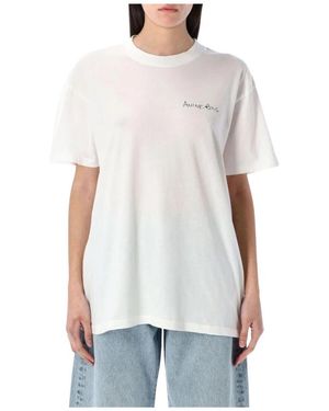Anine Bing T-Shirts - Wit