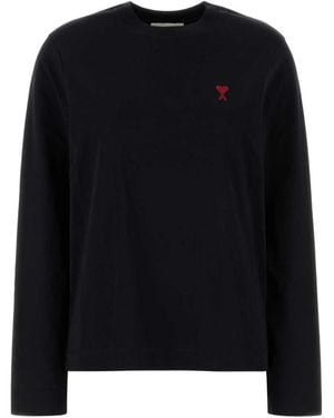 Ami Paris Sweatshirts - Black