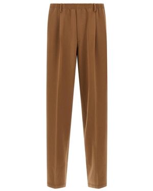 Cellar Door Straight Trousers - Brown