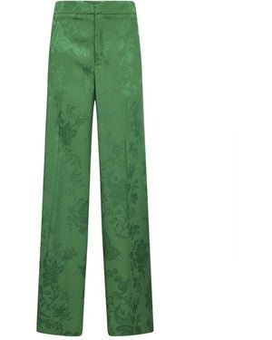 Etro Straight Trousers - Green